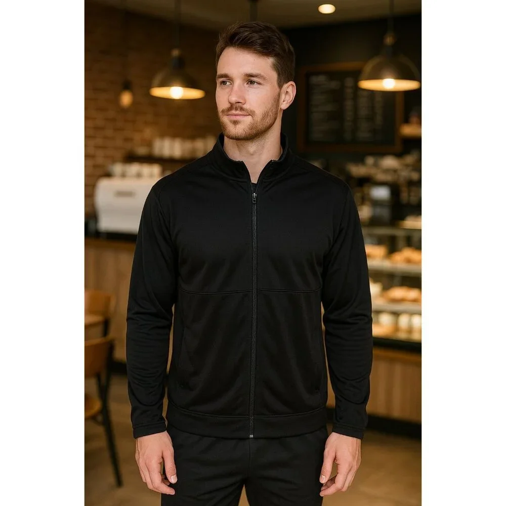 Champion Men’s Black Full Zip Jacket XL Power Core Training Activewear Athleisur